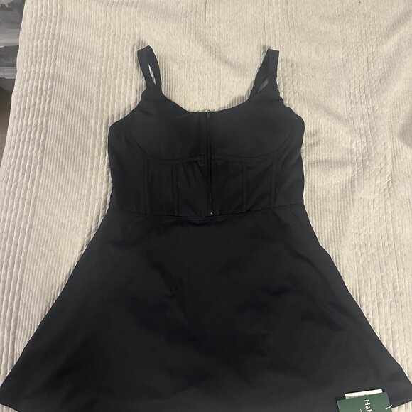NWT Halara Softlyzero QuickDry Zip Corset Backless 2‑in‑1 Mini Active Dress - Picture 8 of 8